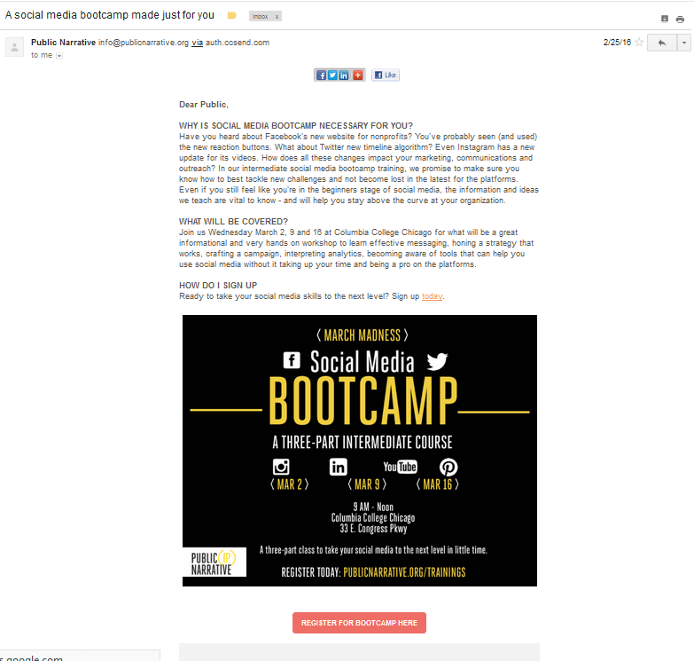 Email-Sample Portfolio